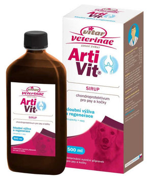 VITAR Veterinae ArtiVit, sirup, 500 ml, výživa pro klouby psů a koček.
