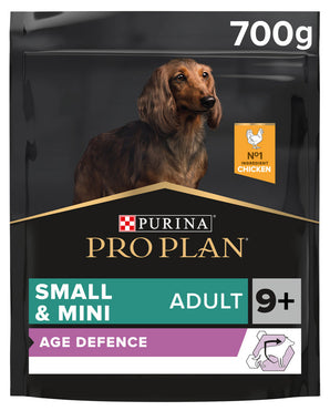 Krmivo pro psy ProPlan Dog Adult 9+ Optiage Small&Mini s kuřecím masem, 700g.