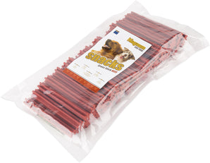 Magnum Cross Stick beef-red 50ks - balení 50 červených hovězích tyčinek pro psy