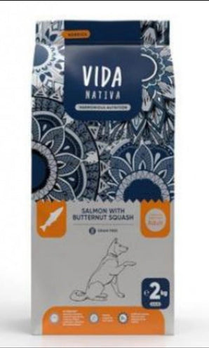 Kraftia VIDA NATIVA DOG Puppy M/L Nordica Salmon 2kg - Krmivo pro štěňata s lososem, ideální pro zdravý vývoj a lesklou srst.