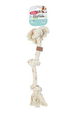 Hračka pes LEATHER TOUCH Uzel 44cm Zolux