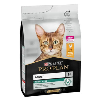 Krmivo pro kočky ProPlan Cat Adult Renal Plus s kuřecí příchutí, 3 kg balení.
