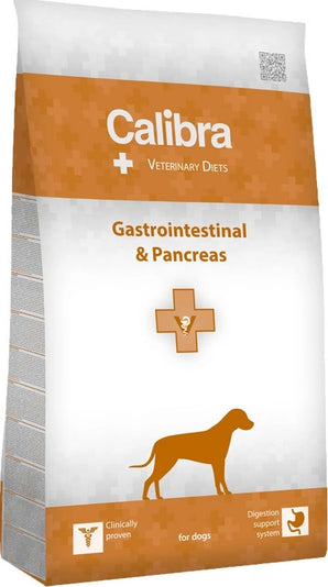 Calibra VD Dog Gastrointestinal&Pancreas, 2 kg, veterinární dieta pro psy s trávicími problémy.
