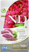 N&D Quinoa CAT Neutered Duck & Broccoli & Asparagus 1,5 kg – Krmivo pro kastrované kočky s kachnou, brokolicí a chřestem, balení 1,5 kg.