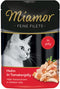 Miamor Filets Kuře & Rajče v želé 100 g – Konzerva s kuřecím masem a rajčetem v želé, balení 100 g.