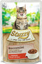 Stuzzy Cat kapsa Adult, hovězí, 85 g, kompletní krmivo pro dospělé kočky.