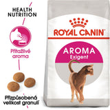 Royal Canin Feline Exigent Aroma 4kg – Krmivo pro vybíravé kočky preferující výraznou vůni, podpora chuti a zdraví, balení 4kg.