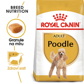 Royal Canin Breed Pudl 1,5kg – Kompletní krmivo pro pudly, podpora zdraví srsti a zubů, balení 1,5kg.