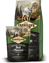 Carnilove Dog Duck & Pheasant for Adult 12kg - krmivo s kachnou a bažantem pro psy, podpora zdraví kloubů.