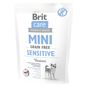 Brit Care Dog Mini Grain Free Sensitive 400g - Krmivo pro citlivé psy malých plemen, bohaté na živiny.