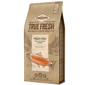 Carnilove Dog True Fresh Fish Adult 4kg - krmivo s čerstvým rybím masem pro dospělé psy, podpora vitality.