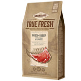 Carnilove Dog True Fresh Beef Adult 4kg - krmivo s čerstvým hovězím masem pro dospělé psy, podpora vitality a zdraví.