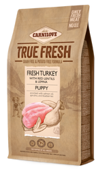 Carnilove Dog True Fresh Turkey Puppy 11,4kg - krůtí krmivo pro štěňata, podpora zdravého vývoje, čerstvé maso.