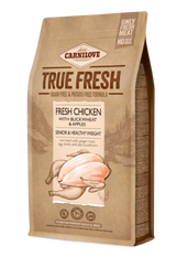 Carnilove Dog True Fresh Chicken Senior Weight 1,4kg - kuřecí krmivo pro seniory malých plemen, podpora zdravé váhy.