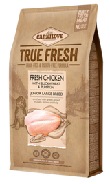 Carnilove Dog True Fresh Chicken Junior LB 1,4kg - krmivo s kuřecím pro štěňata velkých plemen, podpora vývoje.