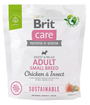 Brit Care Dog Sustainable Adult Small Breed 1kg - Ekologické krmivo pro dospělé psy malých plemen.