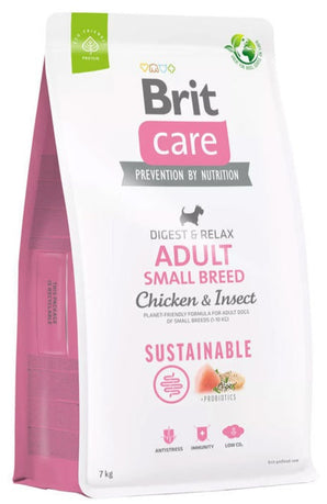 Brit Care Dog Sustainable Adult Small Breed 7kg - Udržitelné krmivo pro dospělé psy malých plemen.