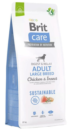 Brit Care Dog Sustainable Adult Large Breed 12kg - Ekologické krmivo pro dospělé psy velkých plemen.