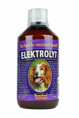 Elektrolyt pro psy 500ml - vysoce účinný nápoj pro hydrataci a doplnění elektrolytů, ideální pro aktivní psy nebo po fyzické námaze.