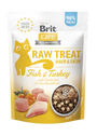 Brit Raw Treat Cat Hair&Skin, Fish&Turkey 40g
