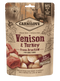 Carnilove Raw Freeze-Dried Snacks Venison&Turkey 60g – Mrazem sušené pamlsky pro psy s jelením a krůtím masem, balení 60g