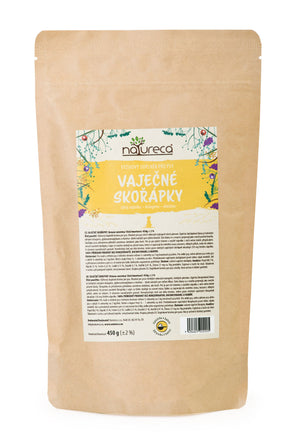 Přírodní sušené vaječné skořápky NATURECA 450g pro zvířata.