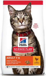 Hill's Science Plan Feline Adult Chicken Dry 1,5 kg – Suché krmivo pro dospělé kočky s kuřetem, balení 1,5 kg.