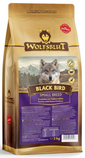 Granule Wolfsblut Dog Small Breed Black Bird s křepelkou pro malé psy, 2 kg.