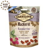 Carnilove Dog Crunchy Snack Mackerel&Raspberries 200g - pamlsky s makrelou a malinami, podpora zdraví a trávení.