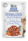 Brit Care Cat Fillets in Jelly Steril Duck&Turkey 85g