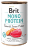 Brit Dog konz Mono Protein Tuna & Sweet Potato 400g - konzerva s tuňákem a batáty, hypoalergenní složení pro psy.