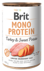 Brit Dog konz Mono Protein Turkey & Sweet Potato 400g