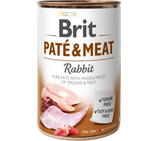 Brit Dog konz Paté & Meat Rabbit 400g - paštika s králičím masem pro psy, podpora zdravé stravy.