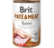 Brit Dog konz Paté & Meat Rabbit 400g - paštika s králičím masem pro psy, podpora zdravé stravy.