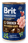 Brit Premium Dog by Nature  konz Chicken & Hearts 400g