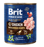 Brit Premium Dog by Nature  konz Chicken & Hearts 800g