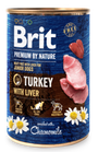 Brit Premium Dog by Nature  konz Turkey & Liver 400g