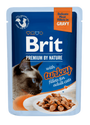 Brit Premium Cat D Fillets in Gravy with Turkey 85g
