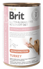 Brit VD Dog GF konz Mono Protein Hypoall. Turkey 400g