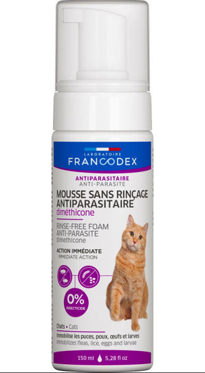 Francodex Bezoplachová pěna pro kočky 150ml