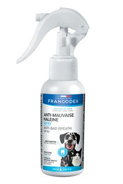 Francodex Sprej proti páchnoucímu dechu, pro psy, 100 ml, osvěžení dechu.