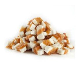 WANT Dog poch. Sýrová tyčinka omotaná kuř.masem 500g - Sýrové tyčinky omotané kuřecím masem pro psy, skvělé pro zábavu a zdraví.