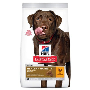 Hill's Can. SP Healthy Mobility Adult L&B Chicken 14kg – krmivo pro dospělé psy velkých plemen na podporu pohyblivosti, příchuť kuře, balení 14 kg.
