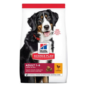 Hill's Can. SP Adult Large Chicken 18kg – krmivo pro dospělé psy velkých plemen, příchuť kuře, balení 18 kg.