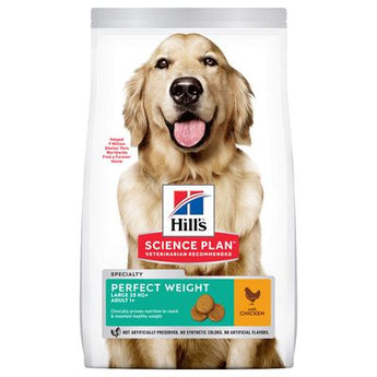Hill's Can. SP Perfect Weight Adult Large Chicken 12kg – krmivo pro dospělé psy velkých plemen na udržení optimální váhy, příchuť kuře, balení 12 kg.