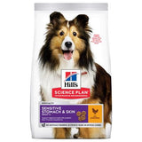 Hill's Can. SP Sensitive Adult Medium Chicken 14kg – krmivo pro dospělé psy středních plemen s citlivým trávením, příchuť kuře, balení 14 kg.
