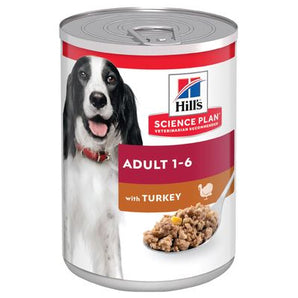 Hill's Can. SP Adult Turkey 370g – krmivo pro dospělé psy, příchuť krůta, balení 370 g.