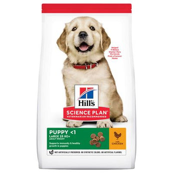 Hill's Can. SP Puppy Large Chicken 2,5kg – krmivo pro štěňata velkých plemen, příchuť kuře, balení 2,5 kg.