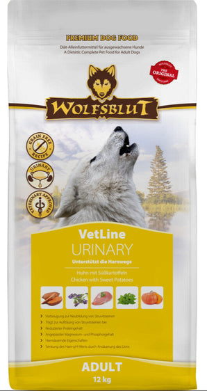 Granule Wolfsblut Dog VetLine Urinary pro psy s močovými potížemi, 12 kg.