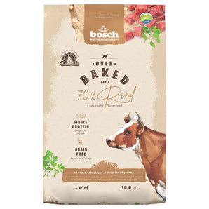 Bosch Dog HPC Oven Baked Beef, 10 kg, pečené krmivo pro psy s hovězím masem.